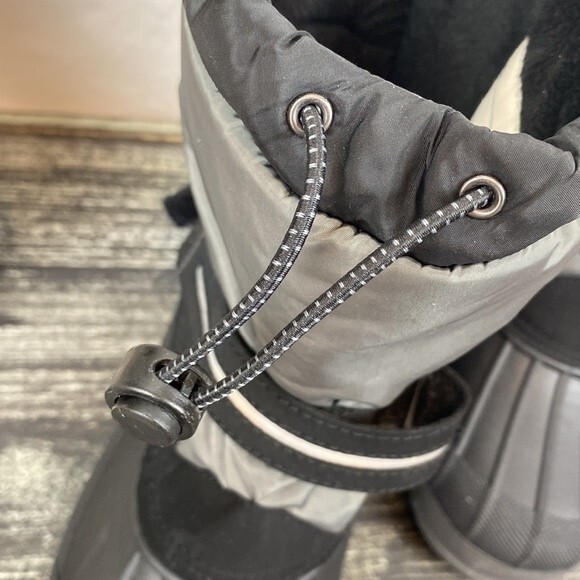 Land’s End Black Expedition Fur Lined Rain & Snow Boots 7 - Picture 6 of 8